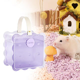 Maxbell Small Animal Carrier Bag Travel Guinea Pig Carrier Bag for Small Animals Rat violet