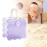Maxbell Small Animal Carrier Bag Travel Guinea Pig Carrier Bag for Small Animals Rat violet