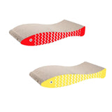 Maxbell Cat Scratching Board Sturdy Cardboard Cat Scratcher for Kitten Kitty Playing Red