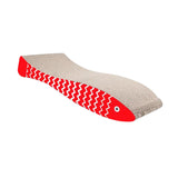 Maxbell Cat Scratching Board Sturdy Cardboard Cat Scratcher for Kitten Kitty Playing Red