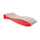 Maxbell Cat Scratching Board Sturdy Cardboard Cat Scratcher for Kitten Kitty Playing Red