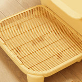 Maxbell Pet Cat Litter Mat Cat Litter Trapping Mat for Indoor Cats Bathroom Lavatory yellow