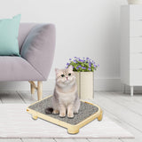 Maxbell Pet Cat Litter Mat Cat Litter Trapping Mat for Indoor Cats Bathroom Lavatory yellow