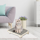 Maxbell Pet Cat Litter Mat Cat Litter Trapping Mat for Indoor Cats Bathroom Lavatory Milk coffee