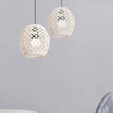Maxbell Woven Pendant Lamp Shade Hanging Lamp Shade for Farmhouse Hallway Restaurant