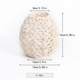 Maxbell Woven Pendant Lamp Shade Hanging Lamp Shade for Farmhouse Hallway Restaurant