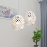 Maxbell Woven Pendant Lamp Shade Hanging Lamp Shade for Farmhouse Hallway Restaurant