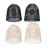 Maxbell Rope Woven Lampshade Table Lamp Lampshade for Bedside Lamp Desk Lamp Kitchen Black S