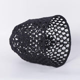 Maxbell Rope Woven Lampshade Table Lamp Lampshade for Bedside Lamp Desk Lamp Kitchen Black S