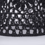 Maxbell Rope Woven Lampshade Table Lamp Lampshade for Bedside Lamp Desk Lamp Kitchen Black S