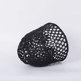 Maxbell Rope Woven Lampshade Table Lamp Lampshade for Bedside Lamp Desk Lamp Kitchen Black L