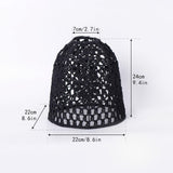 Maxbell Rope Woven Lampshade Table Lamp Lampshade for Bedside Lamp Desk Lamp Kitchen Black L