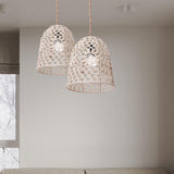 Maxbell Rope Woven Lampshade Table Lamp Lampshade for Bedside Lamp Desk Lamp Kitchen Beige L