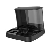 Maxbell Food Dispenser Water Bowl Portable Pets Feeder Waterer for Puppy Cats Rabbit Black