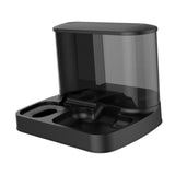 Maxbell Food Dispenser Water Bowl Portable Pets Feeder Waterer for Puppy Cats Rabbit Black
