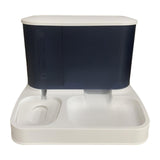 Maxbell Maxbell Food Dispenser Water Bowl Portable Pets Feeder Waterer for Puppy Cats Rabbit Blue