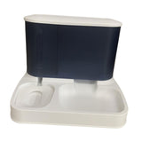 Maxbell Maxbell Food Dispenser Water Bowl Portable Pets Feeder Waterer for Puppy Cats Rabbit Blue