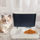 Maxbell Maxbell Food Dispenser Water Bowl Portable Pets Feeder Waterer for Puppy Cats Rabbit Blue