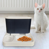 Maxbell Maxbell Food Dispenser Water Bowl Portable Pets Feeder Waterer for Puppy Cats Rabbit Blue