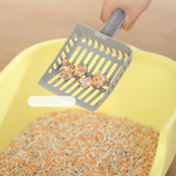 Maxbell Open Top Pet Litter Tray High Sided Splashproof Easy to Clean Litter Box Yellow