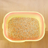 Maxbell Open Top Pet Litter Tray High Sided Splashproof Easy to Clean Litter Box Yellow