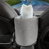 Maxbell Pet Car Armrest Seat Breathable Washable Car Console Dog Seat for Small Dogs