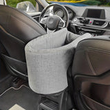 Maxbell Pet Car Armrest Seat Breathable Washable Car Console Dog Seat for Small Dogs