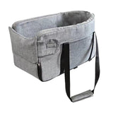 Maxbell Pet Car Armrest Seat Breathable Washable Car Console Dog Seat for Small Dogs