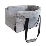 Maxbell Pet Car Armrest Seat Breathable Washable Car Console Dog Seat for Small Dogs