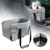Maxbell Pet Car Armrest Seat Breathable Washable Car Console Dog Seat for Small Dogs