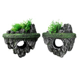 Maxbell Aquarium Decorated Fish Tank Decorations for Aquarium Micro Landscape Hiding M