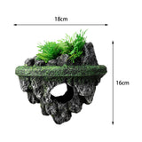 Maxbell Aquarium Decorated Fish Tank Decorations for Aquarium Micro Landscape Hiding L