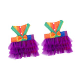 Maxbell 2Pcs Pet Dog Dresses Breathable Pet Supplies Doggy Apparel Summer Tutu Shirt Colorful