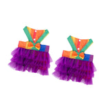 Maxbell 2Pcs Pet Dog Dresses Breathable Pet Supplies Doggy Apparel Summer Tutu Shirt Colorful
