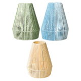 Maxbell Rope Woven Lampshade Handmade Light Shade for Bedroom Hallway Kitchen Island green