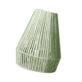 Maxbell Rope Woven Lampshade Handmade Light Shade for Bedroom Hallway Kitchen Island green