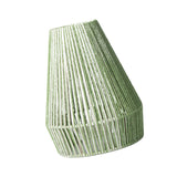 Maxbell Rope Woven Lampshade Handmade Light Shade for Bedroom Hallway Kitchen Island green