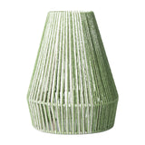 Maxbell Rope Woven Lampshade Handmade Light Shade for Bedroom Hallway Kitchen Island green