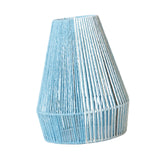 Maxbell Rope Woven Lampshade Handmade Light Shade for Bedroom Hallway Kitchen Island blue