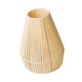 Maxbell Rope Woven Lampshade Handmade Light Shade for Bedroom Hallway Kitchen Island yellow