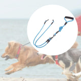 Maxbell Dog Leash Rope Sturdy Running Retractable Dog Leash for Large Medium Dog Pet 1 to two S
