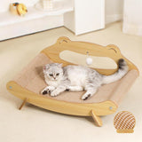 Maxbell Cat Scratcher Board Pet Furniture Elevated Cat Bed for Kitty Kitten Sleeping