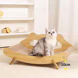 Maxbell Cat Scratcher Board Pet Furniture Elevated Cat Bed for Kitty Kitten Sleeping