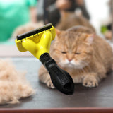 Maxbell Pet Cleaning Slicker Brush Hair Removal Tool Pet Hair Remover Puppy Pet Comb 65mm width