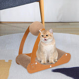 Maxbell Cat Scratcher Toy Sisal Rope Cat Scratching Ball Interactive Cat Scratch Pad L