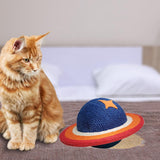 Maxbell Sisal Cat Scratcher Ball Pet Gifts Interactive for Cats Kittens Planet Shape