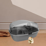 Maxbell Large Hamster Cage Breathable Hamster Habitat for Sugar Glider Bunny Gerbils gray