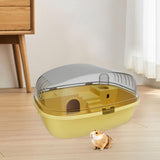 Maxbell Large Hamster Cage Breathable Hamster Habitat for Sugar Glider Bunny Gerbils yellow
