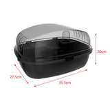 Maxbell Large Hamster Cage Breathable Hamster Habitat for Sugar Glider Bunny Gerbils black