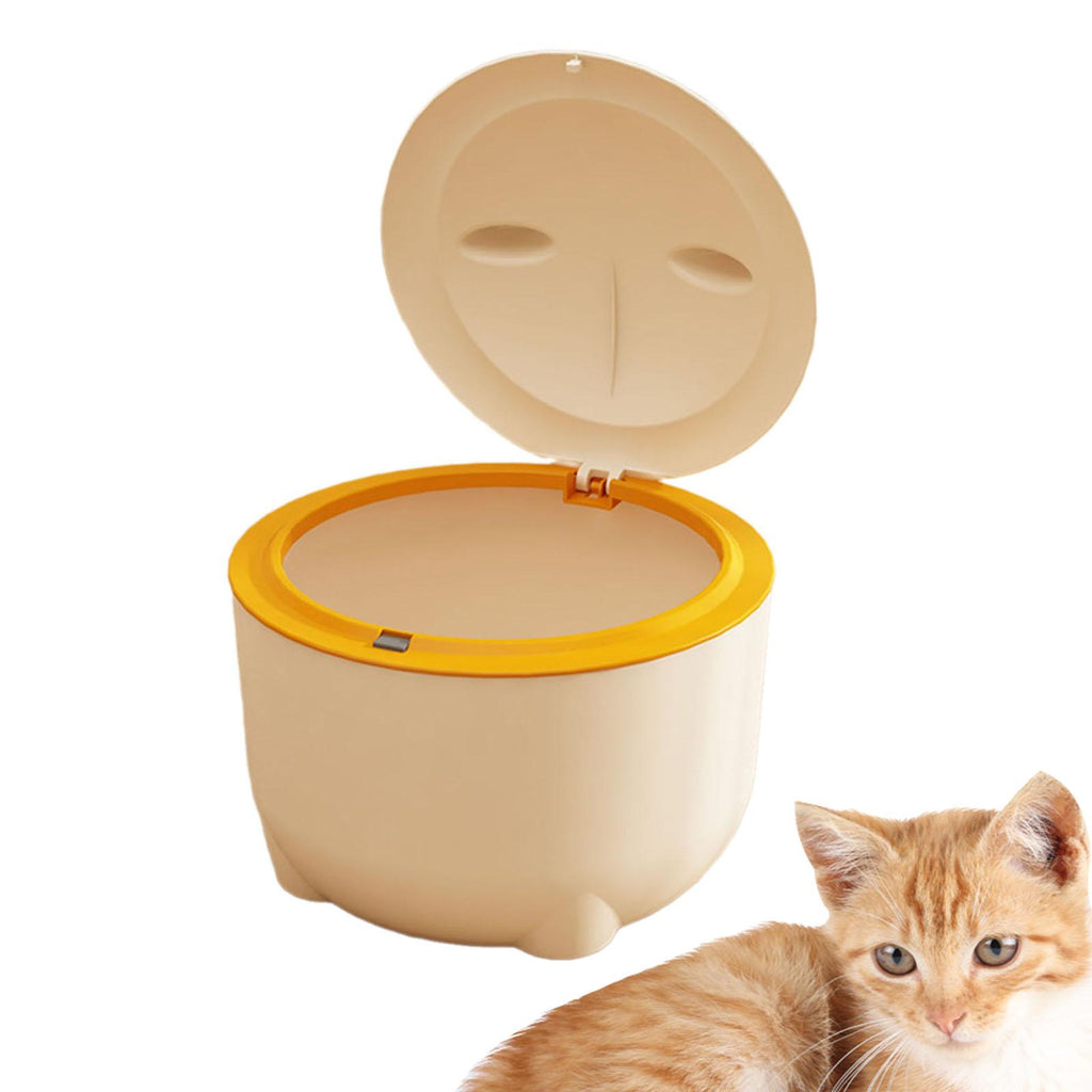 ⚡️Buy Maxbell Hooded Cat Litter Bin with Lid Portable Dog Trash